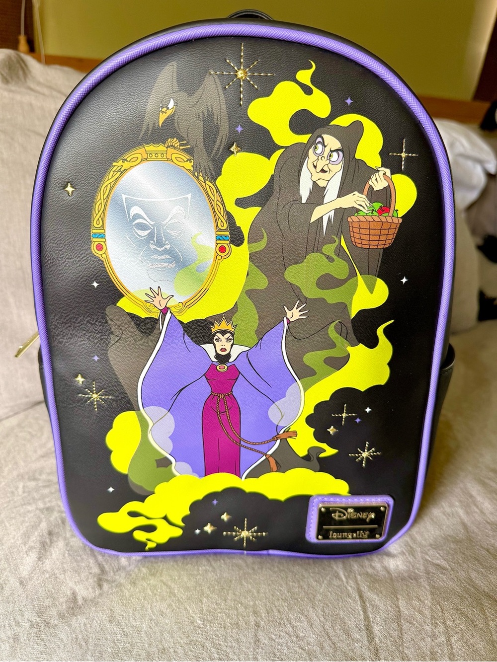 Loungefly Disney Snow White Evil Queen Villain Mini Backpack